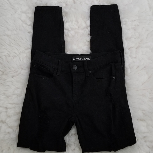 Express Denim - Express mid-rise jeans legging (0)